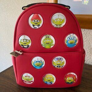 Loungefly Pixar Toy Story Alien Remix Mini Backpack 2020 Summer Convention SDCC